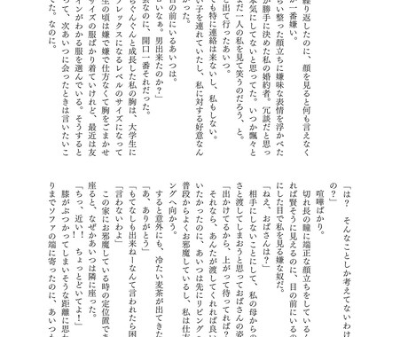 ご依頼の小説を書きます 自分の好みのシチュエーションの小説が読みたい方へ イメージ1