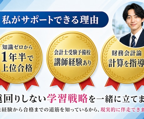 会計士試験の【毎日報告・週１面談】個別指導をします 毎日報告・週1ビデオ面談にて手厚く学習をサポートします イメージ2