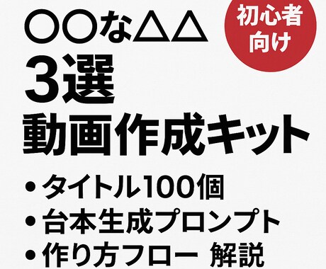 初心者必見！AI動画作成キットで動画作成できます 無料サポート付！AI初心者が収益化可能な副業をスタート！ イメージ1