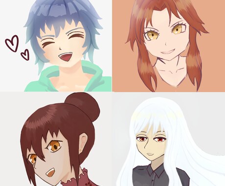 SNSアイコン作ります ！厚塗り感のあるイラスト好きな方！！ イメージ2