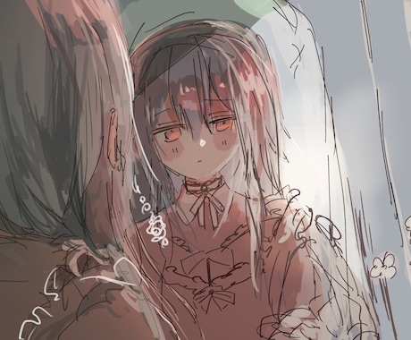 背景全込みでイラスト関係描きます 修正10回可能/動画サムネイル／企画イラストなどに イメージ1