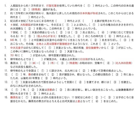 高校入試対策の歴史テキスト・基礎応用編を提供します 歴史を得点源にしたい中学生にぜひ読んでほしいテキスト！ イメージ2