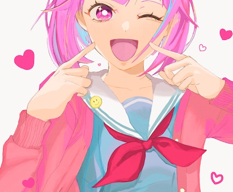 最短1週間　カラフルでかわいいアイコン描きます 女の子希望の方向け！　※商用可 イメージ1