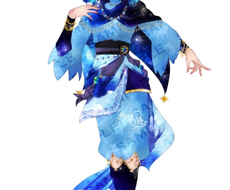 個性豊かな立ち絵描きます 自分のイメージしたキャラを形にします イメージ1