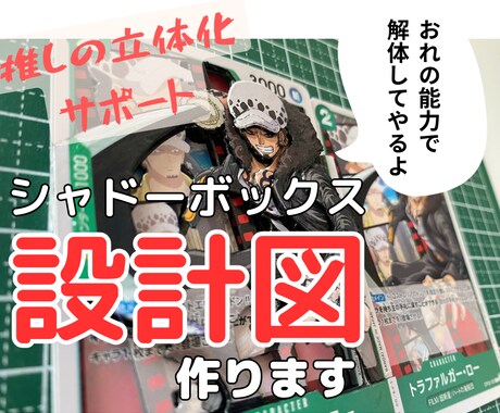 推しのカードの立体化のための設計図作ります どこを切っていいかわからない！失敗したくない！って方に イメージ1