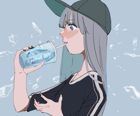 ポップで可愛い！ご希望のイラストを描きます SNSアイコン・グッズ・MVなどに！イラストオーダー イメージ1