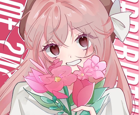 デフォルメ◎キラキラ可愛いイラストを制作いたします 可愛い/ポップな女の子が得意です イメージ1