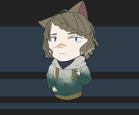 創作キャラのミニキャライラスト描きます イメージ1