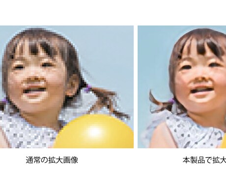 AIで小さな写真を、大きく鮮明にします 切り抜き写真や小さな写真を大きくしませんか？ イメージ1