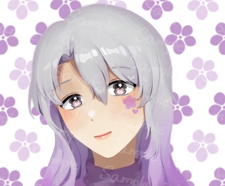 立体感のあるアイコンイラスト制作します 潤いと艶のある塗りでキャラを魅力的に描きます！ イメージ1