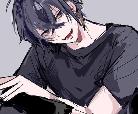 歌ってみたのサムネイルに使用できる一枚絵描きます 厚塗り風のかっこかわいいイラスト イメージ1