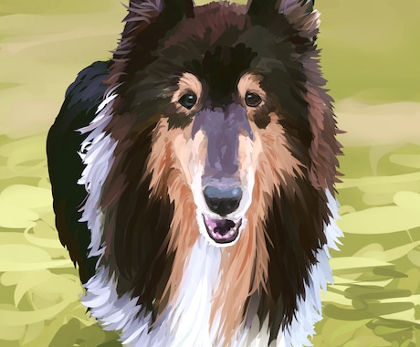 愛犬のイラスト描きます [犬以外も可！]記念日や思い出、プレゼントに！ イメージ1
