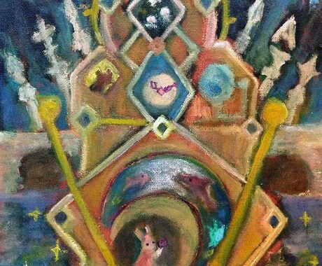 思いでのアンティークなどを中心とした絵画をかきます 思わず見てしまう、好きな物が中心の賑やかな世界油彩画 イメージ2