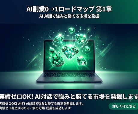 AI副業で0→1へ。自己分析と市場調査を伝授します 実績ゼロOK！AI対話で強みと勝てる市場を発掘します イメージ1