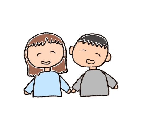 にこにこ笑顔が可愛い似顔絵を描きます SNSのアイコンにぴったり！！ イメージ2