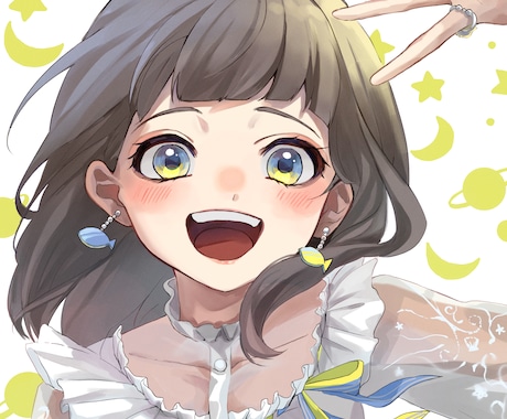 丁寧でかわいいイラストを制作します アイコンから1枚絵、立ち絵からSDイラストまで幅広く描きます イメージ2