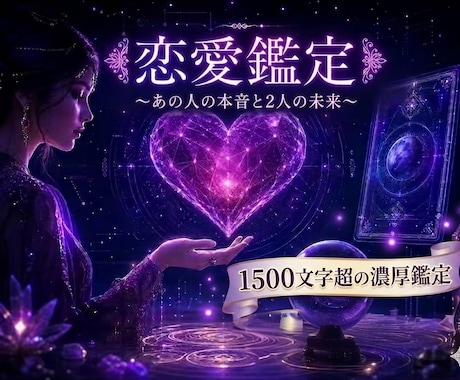 1500文字のお守り鑑定書届けます 不安やモヤモヤに優しく寄り添う❀1500文字のお守りタロット イメージ1