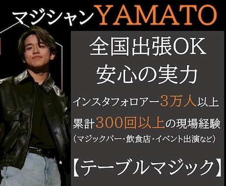 1～20名様　プロマジシャンが盛り上げます イメージ1