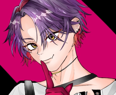 色彩豊かなパキッとしたアイコンイラストを提供します かっこいい男性を描くことを得意としております。 イメージ2