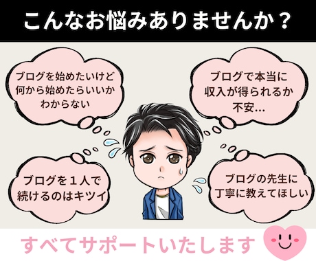 初心者専門！２ヶ月ブログコーチ付きブログ制作します アフィリエイト記事の作成もサポート！2ヶ月間の個別指導 イメージ2