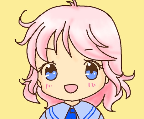 あなただけのミニキャラアイコン描きます あなただけのかわいいミニキャラのアイコンを描きます。 イメージ1