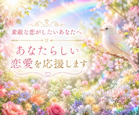 恋愛相談⭐「あなたらしい恋愛」を応援します ✨カードからのメッセージ＆氣功で✨お悩みに優しく寄り添います イメージ1
