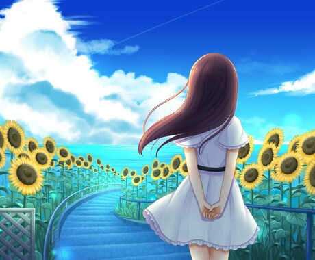 オリジナル楽曲のイラストを制作致します 楽曲のイメージを大切にしたイラストを制作致します。 イメージ2
