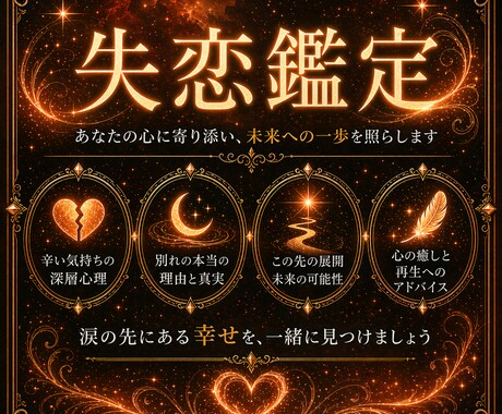 なぜ彼は離れていったのか、失恋について鑑定します 心の奥の声、二人の縁、そして見えない未来をお伝えします イメージ1