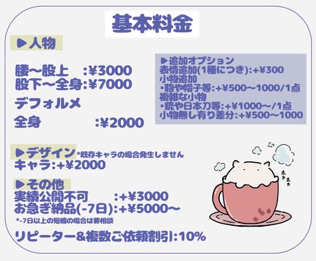 TRPGの立ち絵やIRIAMの立ち絵を描きます シナリオがあるのに立ち絵がない！そんなあなたにオススメです。 イメージ2