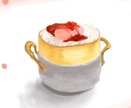 商用利用OK！おいしそうな食べ物イラスト描きます メニューや雑誌、広告などに！手書きの温かみのあるイラストを＊ イメージ2