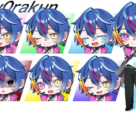 現役専門学生がかわいいキャライラストを描きます 多数のラフをご提案し、あなたのために描きます！ イメージ2