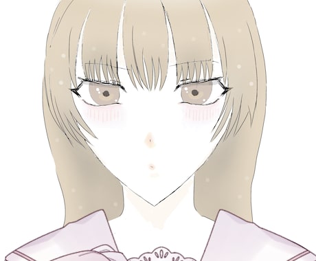 少女漫画風のイラスト売ります