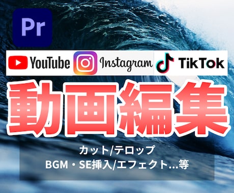 格安！高品質な動画編集（ショートも可）を行います インスタ・TikTokなどの動画全般を丁寧に作成します！ イメージ1