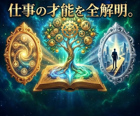 潜在意識の才能を全解明。天職と成功の地図を映します 迷いを断ち切る双鏡の解析で人生の成功者へ近づきます イメージ1