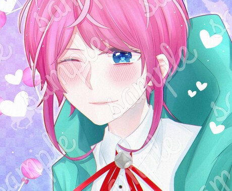 SNSで使用出来るイラストアイコンを描きます 期間限定お値段半額で描かせていただきます！ イメージ1
