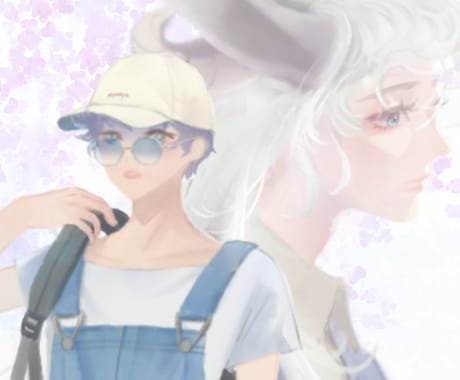 SNS用等＊ふんわりした雰囲気のアイコン作成します