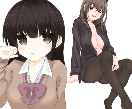 夢絵、SNSアイコンを描きます 幅広い絵柄でイラストを安価で描きます！ イメージ2