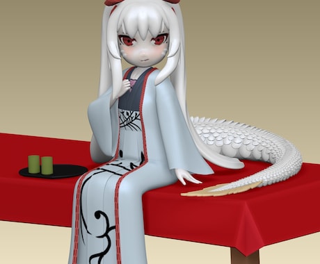 SDキャラクターの３Dモデリングをします あなたのSDキャラクターをフィギュアに！ イメージ2