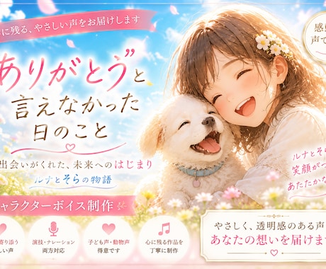 ほのぼの系｜ナチュラルボイスお届けします イメージ1