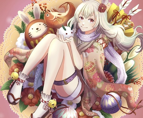 商用可⭐️アイコン、キャラデザなど幅広く承ります 立ち絵、一枚絵、アイコン、キャラデザ等なんでもご相談ください イメージ2