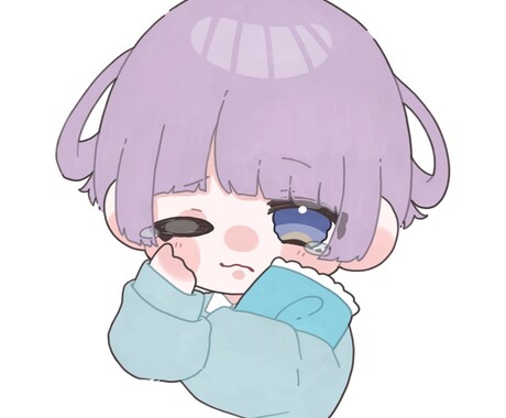 SNSアイコンなどのイラスト描きます デジタルでかわいいイラスト描いてます◎ イメージ2