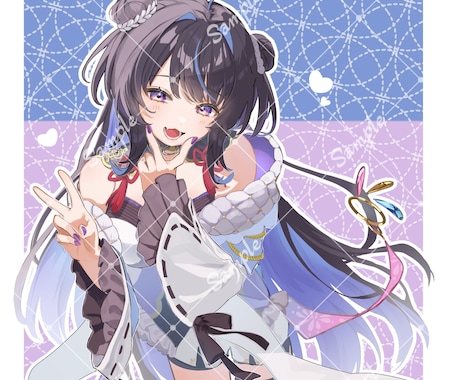 先着限定価格！目を惹くかわいいイラスト描きます 見た瞬間ときめくような雰囲気やお顔が描けるよう心がけています イメージ2