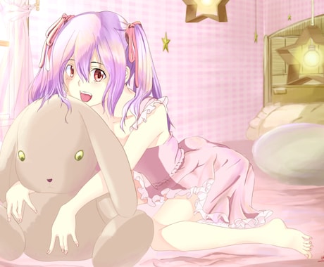 かわいい女の子描きます あなたの理想の女の子のイラストを描きます。 イメージ2