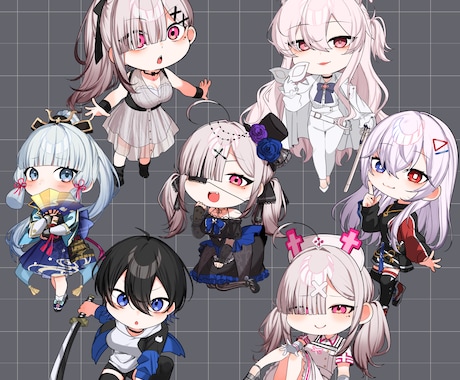 SDイラスト制作いたします 可愛いデフォルメ描きます！！！ イメージ2