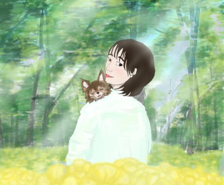 あなたの願いを形にします 似顔絵、キャラクター、絵画、ロゴあらゆるデザインができます！ イメージ2