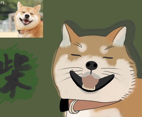 写真からゆるかわペット・動物アイコン描きます 写真からゆるくてかわいいペットアイコンを作ります！ イメージ2