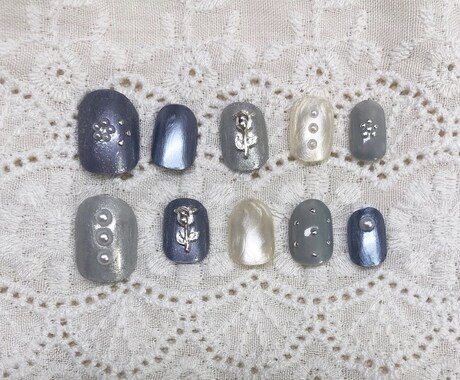 低価格で可愛いネイルチップ作ります 仕事の関係で普段ネイルができない方などにおすすめです！ イメージ2