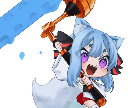 ミニキャライラスト描きます YouTubeサムネ等に使うミニキャラ作成しませんか？ イメージ1
