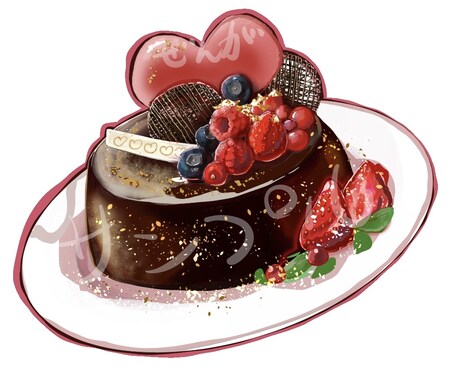 季節もの量産型SDキャラ＆ケーキをお描きします 量産型SDキャラとケーキセット(2/10まで！) イメージ2