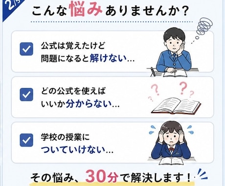 高校物理の苦手を30分で個別指導します 分からない問題を1問から丁寧に解説します！ イメージ2